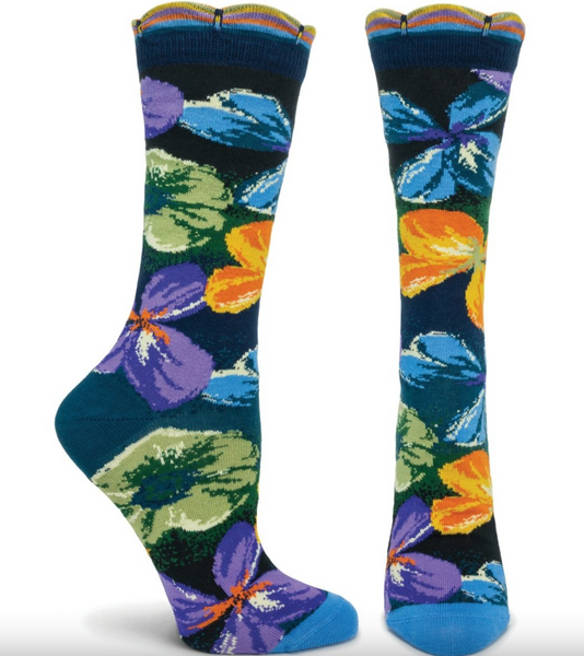 Ozone Women’s Socks JARDIN Violet