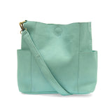 Joy Susan L8089-26 Aquamarine Kayleigh Side Pocket Bucket Bag
