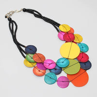 Sylca LS22N39MU Multicolor Eclipse Necklace
