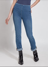 Lyssé 1450BW Mid Wash Boyfriend Jeans