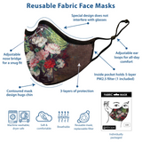 RainCaper VAN GOGH CARNATIONS Face Mask