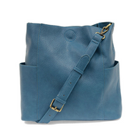 Joy Susan L8089-06 PEACOCK Kayleigh Side Pocket Bucket Bag