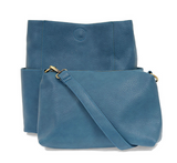 Joy Susan L8089-06 PEACOCK Kayleigh Side Pocket Bucket Bag