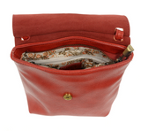 Joy Susan L8060-05 RED Aimee Front Flap Crossbody Handbag
