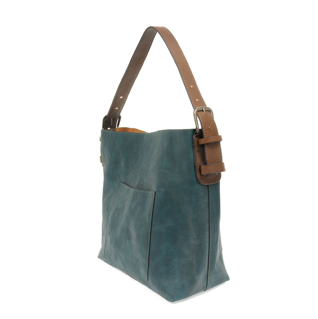Joy Susan L8008-88S Dark Turquoise Hobo Bag