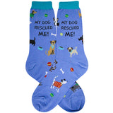 Foot Traffic 7032 RESCUE DOG Women's Socks