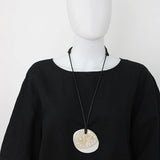 Sylca LS22N30WT White Kiki Pendant Necklace